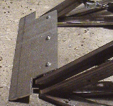 Side view of flipper scoop