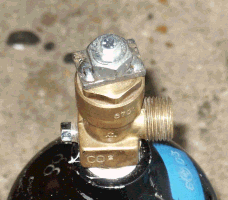 19mm nut welded to a place that fitted onto the gas tap