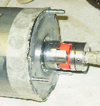 Clamp type motor coupling