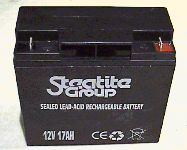 Steatite gel type battery