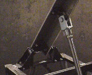 The srimech tail hinge with the ram attached